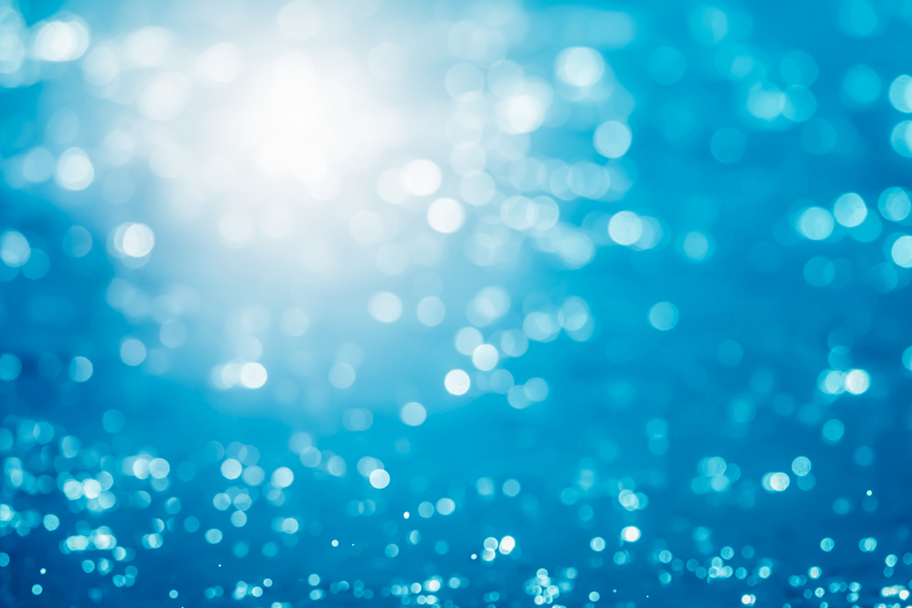 Abstract water bokeh background